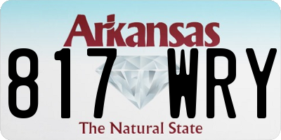 AR license plate 817WRY