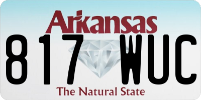 AR license plate 817WUC