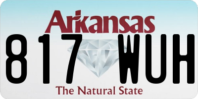 AR license plate 817WUH