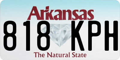 AR license plate 818KPH