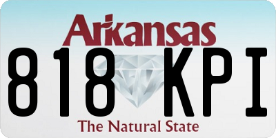 AR license plate 818KPI