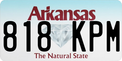 AR license plate 818KPM