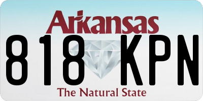 AR license plate 818KPN