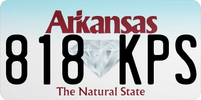 AR license plate 818KPS