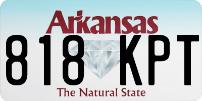 AR license plate 818KPT