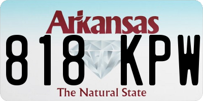 AR license plate 818KPW