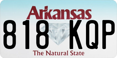 AR license plate 818KQP