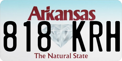 AR license plate 818KRH