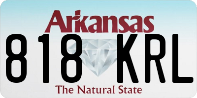 AR license plate 818KRL