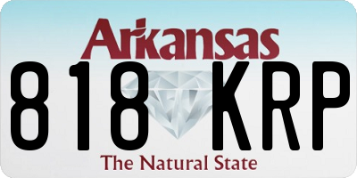 AR license plate 818KRP