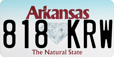 AR license plate 818KRW