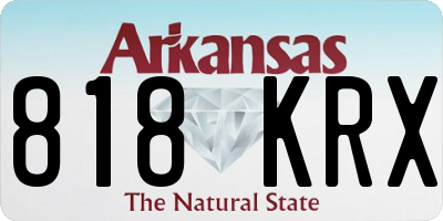 AR license plate 818KRX