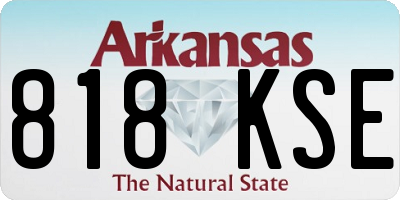 AR license plate 818KSE