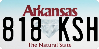 AR license plate 818KSH