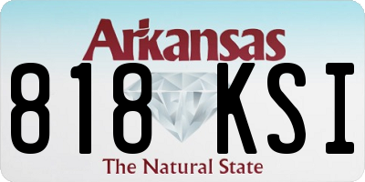 AR license plate 818KSI