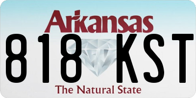 AR license plate 818KST