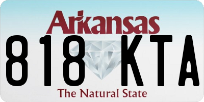 AR license plate 818KTA