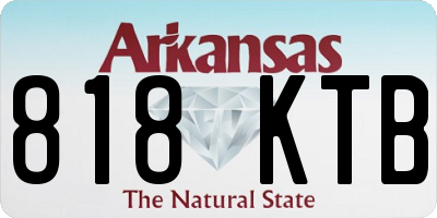 AR license plate 818KTB
