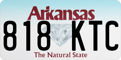 AR license plate 818KTC