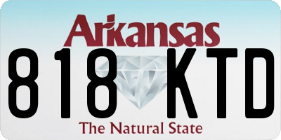 AR license plate 818KTD