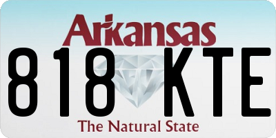AR license plate 818KTE
