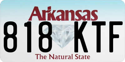 AR license plate 818KTF