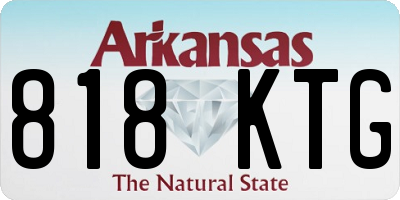 AR license plate 818KTG