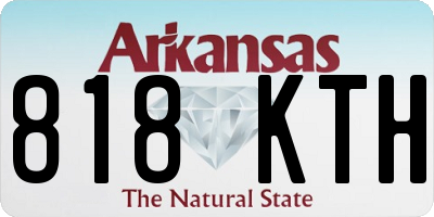 AR license plate 818KTH