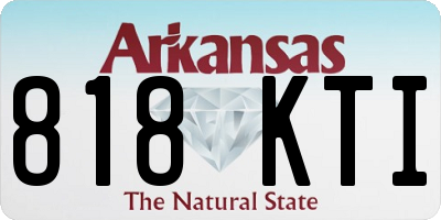 AR license plate 818KTI