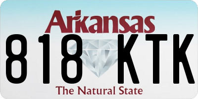 AR license plate 818KTK