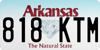 AR license plate 818KTM