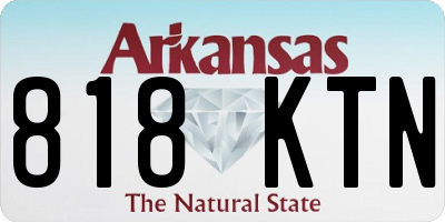 AR license plate 818KTN