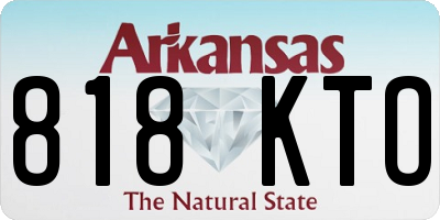 AR license plate 818KTO
