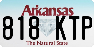 AR license plate 818KTP
