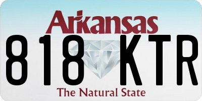 AR license plate 818KTR