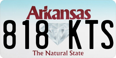 AR license plate 818KTS