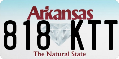 AR license plate 818KTT