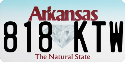 AR license plate 818KTW