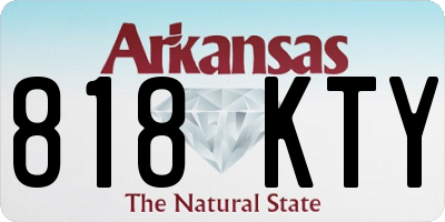 AR license plate 818KTY