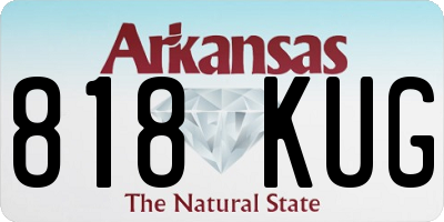 AR license plate 818KUG