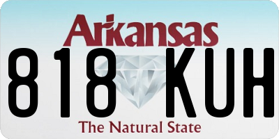 AR license plate 818KUH