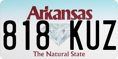 AR license plate 818KUZ