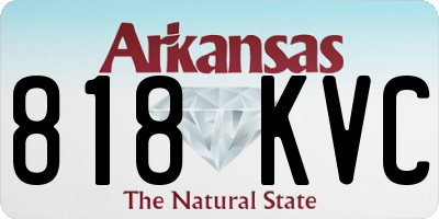 AR license plate 818KVC