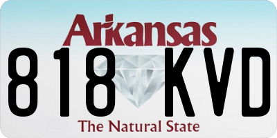 AR license plate 818KVD