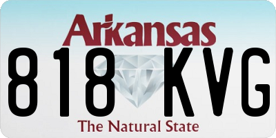 AR license plate 818KVG