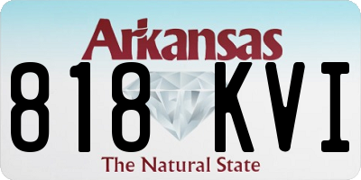 AR license plate 818KVI