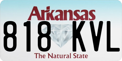 AR license plate 818KVL