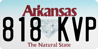 AR license plate 818KVP