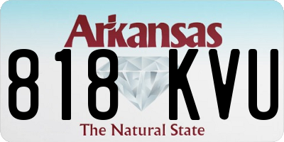 AR license plate 818KVU