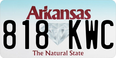 AR license plate 818KWC